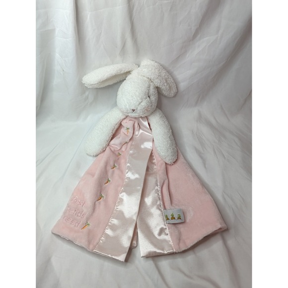 Bunnies by the Bay Other - Bunnies by the Bay Pink Security Blanket Lovey Best Friends Indeed